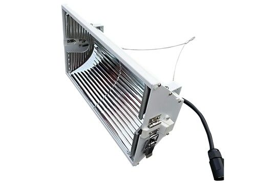 capilla de aluminio terminada doble HPS CDM 630W 268g del reflector de 1000W Mh