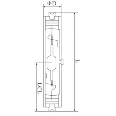 Luz de cerámica 35w 50w 70w 100w 150w del haluro del metal del alumbrado público 4200K