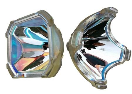 Reflector de cristal de la forma irregular de la antioxidación, reflector revestido interno de la fibra óptica