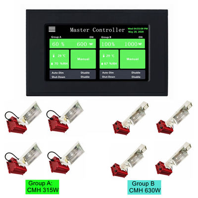 Regulador 10V HPS de la HVAC 0 de los canales duales CMH 5V DC Smart que enciende el regulador