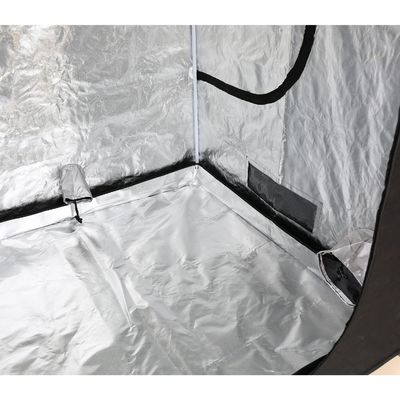 los 200cm que la altura Zippered interior hidropónico crecen la tienda, 5X5” portátil crecen la tela de la tienda 600D