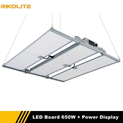 La horticultura LED de Rikolite crece tableros de las luces 650w Quantum con la función de la exhibición del poder