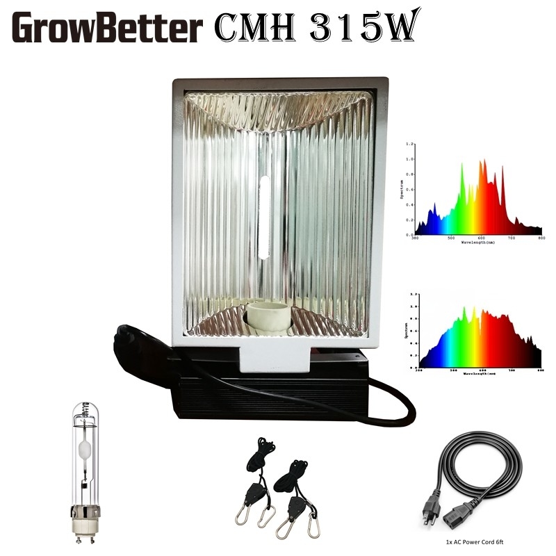 La cobertura 3' X3 315W CMH crece las luces para las plantas del follaje interiores crece la iluminación de los cuartos